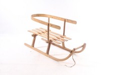 alter Schlitten Puppe Rodel