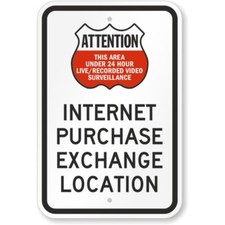 Attention Area Under Video Surveillance Aluminum Weatherproof Sign p760