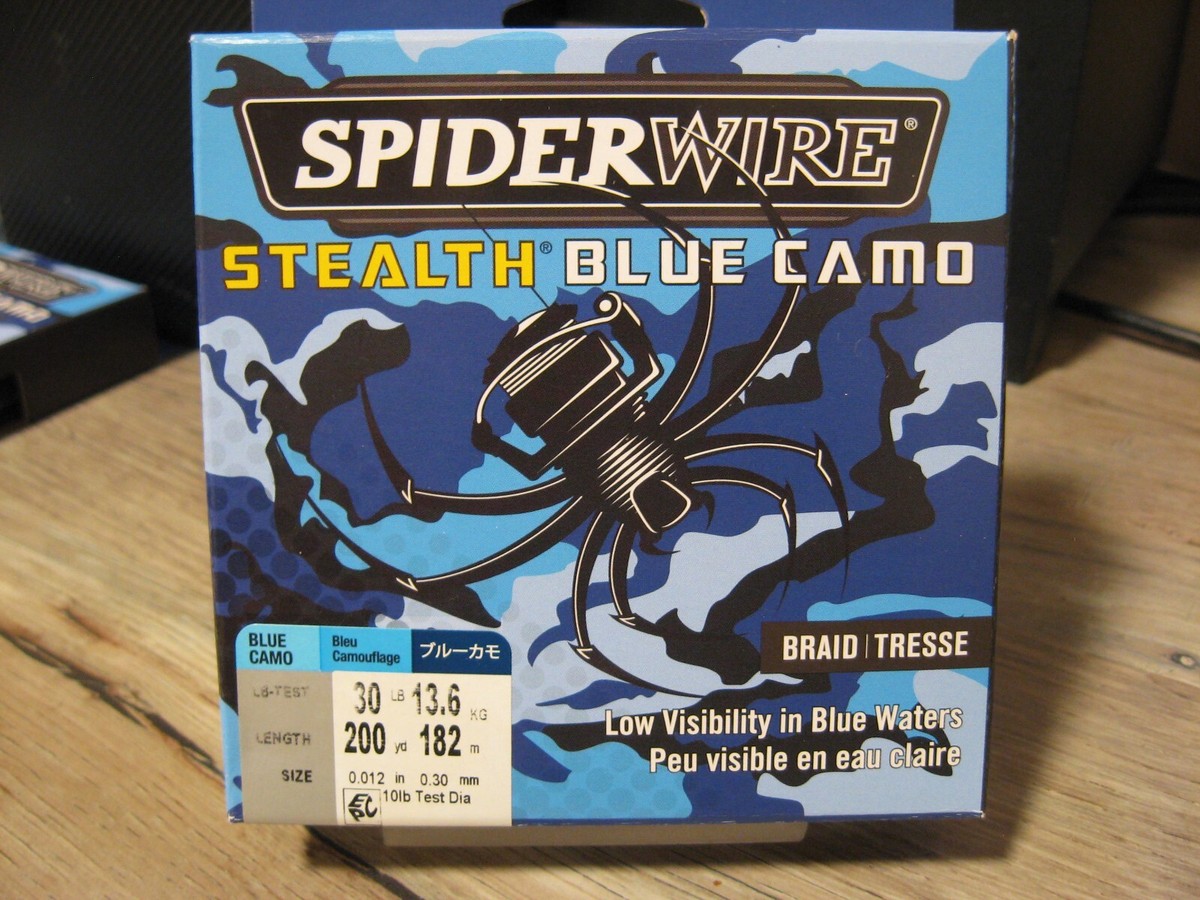 blue camo braided fishing line Reaction Tackle X8 Throughout the years Beyond Braid Braided Fishing Line