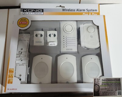 KONIG ELECTRONIC SEC-ALARM120 WIRELESS ALARM SYSTEM