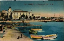 CPA CANNES Le Casino et le Port (262044)
