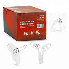 Detachable Reusable Clear Ankle Straps Converts Any Stiletto Heels DASC