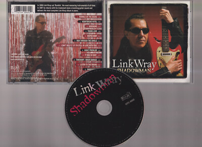 Link Wray - Shadowman  (CD, Sep-1997, Hip-O) Nice! #0625IG