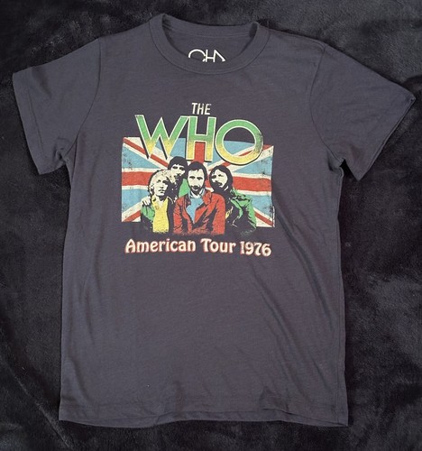 CHASOR "The Who" American Tour Navy Size 14 Boys T-Shirt