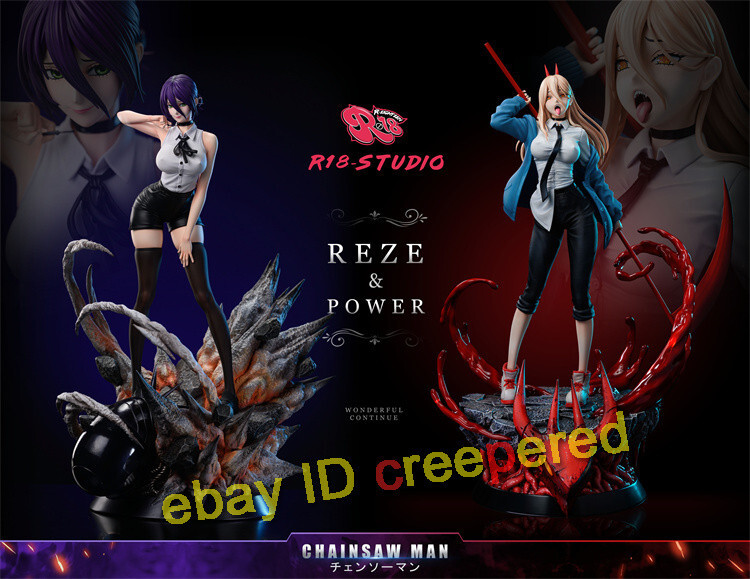R18 Studio Reze 1/4 Resin Chainsaw Man Figure Anime GK Statue Pre