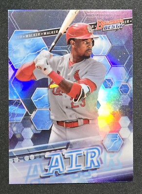 2022 Bowman's Best Jordan Walker Elements Of Excellence Air St. Louis Cardinals