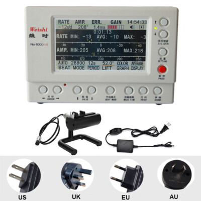 Weishi Uhrtester Timing Multifunktion Zeitmesser Nr. 6000 Uhrenwerkzeuge