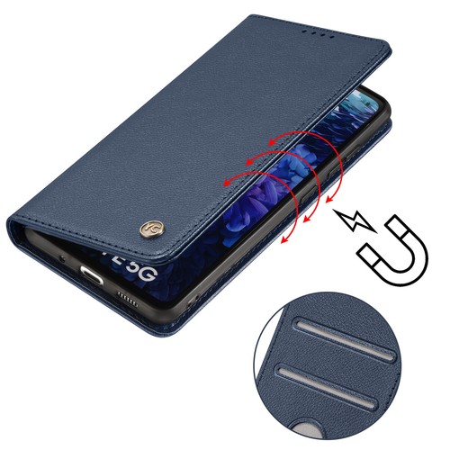 Handy Hülle Schutz Tasche für Apple iPhone Samsung Galaxy Magnet Cover Etui Case - Bild 6 von 21