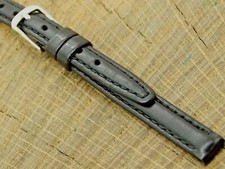 Hadley Roma Oil Tan Leather Silver Tone Buckle NOS Unused Vintage Watch Band 8mm