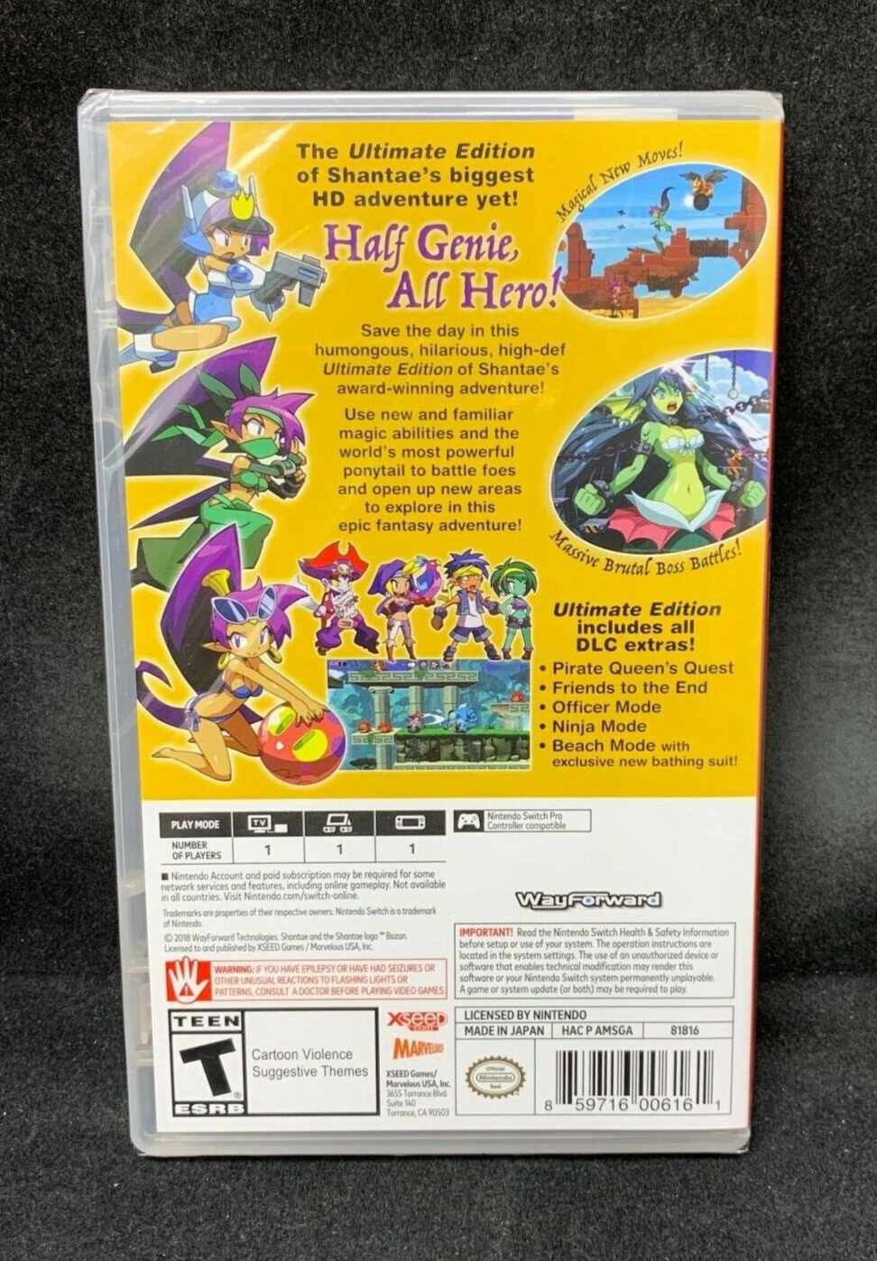 Shantae Half Genie Hero Ultimate Edition (Nintendo Switch) BRAND NEW  859716006161 | eBay