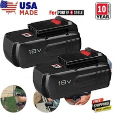 2Pack 18V NiCD Replacement Battery for Porter Cable PC18B 18-Volt Cordless Tools