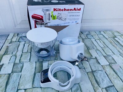 KitchenAid KSMSFTA Stand Mixer Sifter Scale Attachment Good