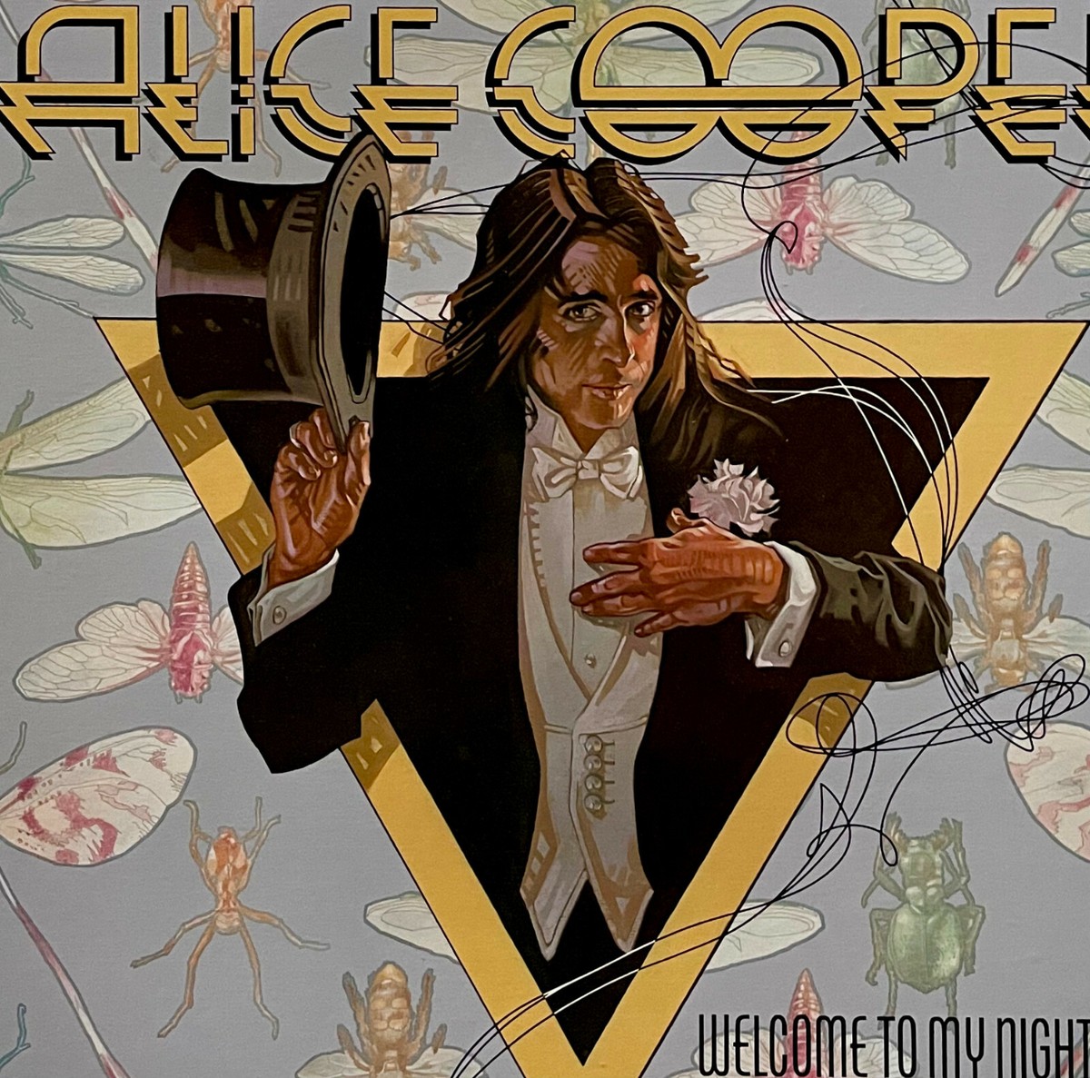 Vtg 1975 ALICE COOPER Album WELCOME TO MY NIGHTMARE Lp 1ST PRESS