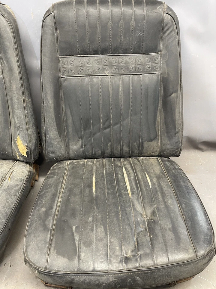 Ford Galaxie 500 XL 1967 1968 asientos con canastilla delanteros Marauder Park Lane Monterey OEM Foto 4 de 4