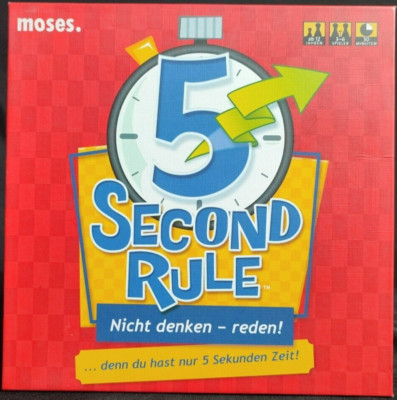 5 Second Rule nicht denken - Reden - Moses Verlag - Ab 12 Jahren