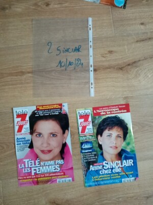 Anne Sinclair Fernsehen 7 Tage Set 2 Cover Magazin TV Fernsehen 1997/1997
