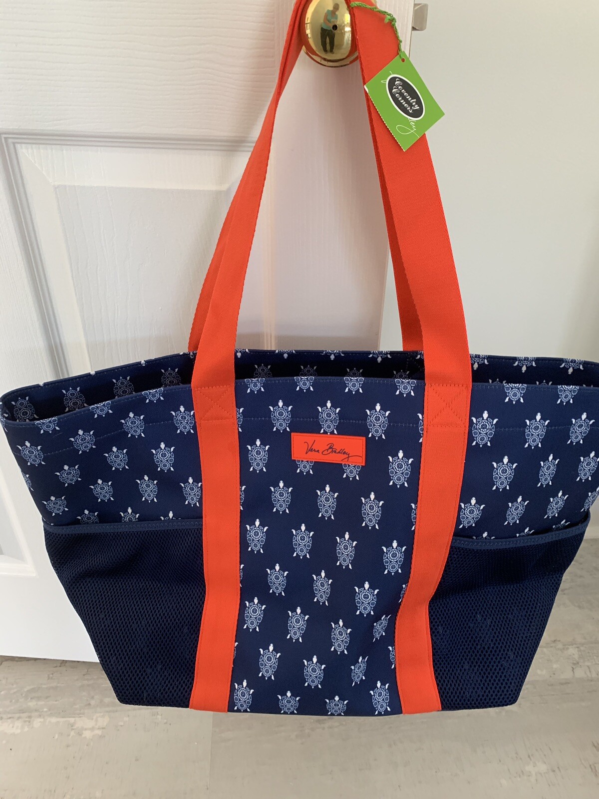 vera bradley turtle beach bag