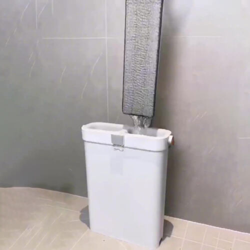 Flat Squeeze Mop Bucket Set Flat Mop And Bucket System For Floor Cleaning - Picture 5 of 11