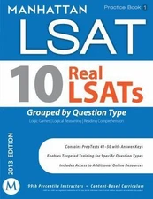 10 Real Lsats Grouped by Question Type by - Manhattan LSAT