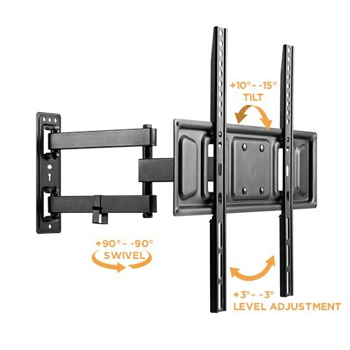 FULL MOTION SINGLE STUD LCD LED OLED TV WALL MOUNT Bracket