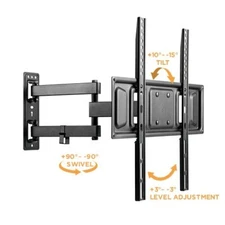 FULL MOTION SINGLE STUD LCD LED OLED TV WALL MOUNT Bracket 32 37 42 43 49 50 55"