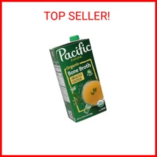 Pacific Foods Organic Unsalted Chicken Bone Broth, 32 oz Carton