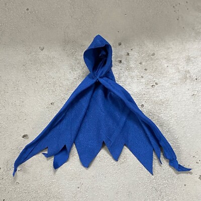 SU-MF-RAVEN: Dark Blue Wired Hooded Cape for McFarlane Raven Action Figure