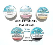 Wire Elements Beadsmith Choose Color  Gauge Crafting Wire Jewelry Medium Temper