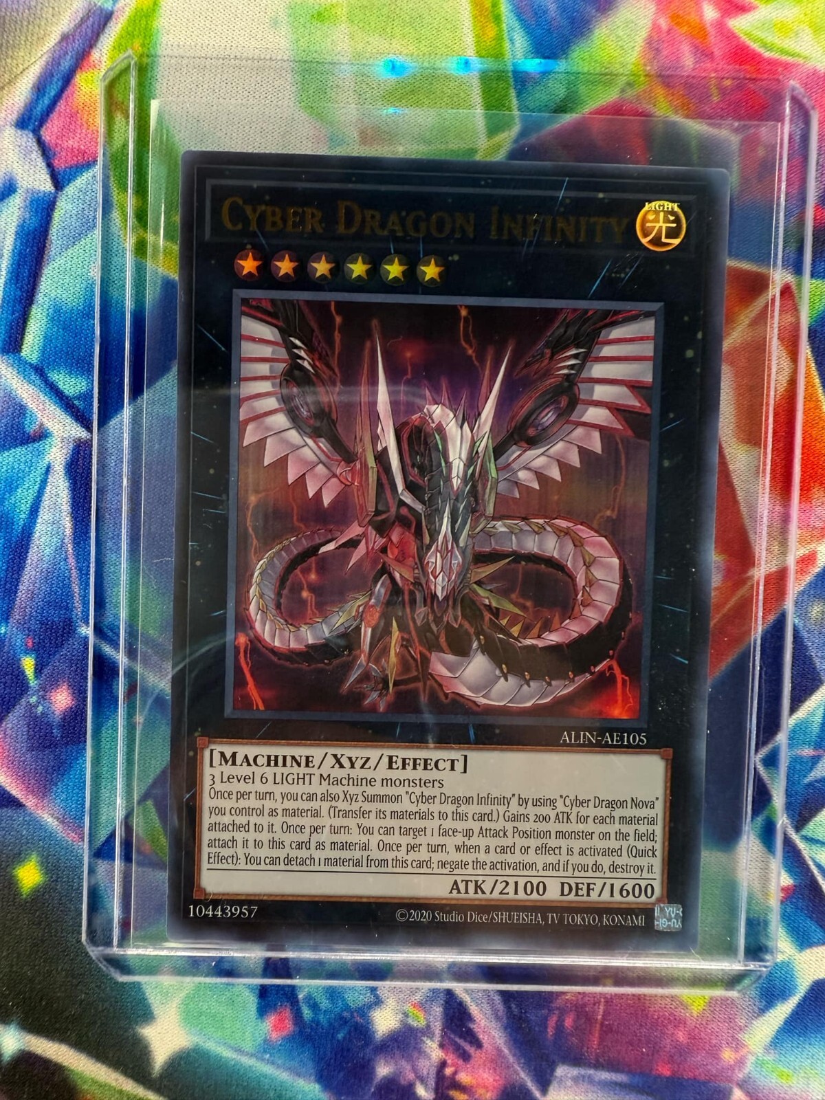 Yu-Gi-Oh Cyber Dragon Infinity Ultra Rare ALIN-AE105 Asian English Edition