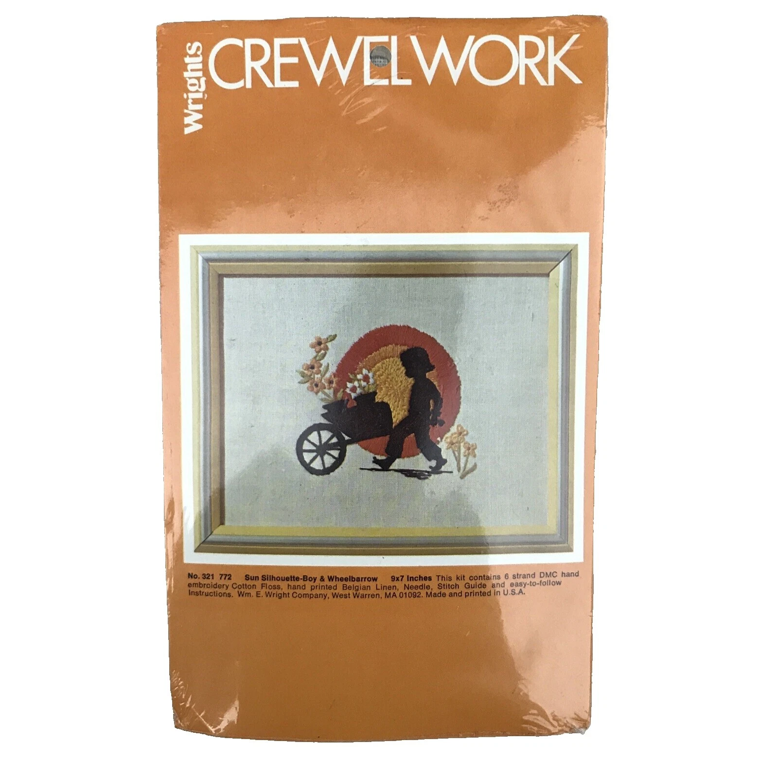 Casa e Jardim foto emoldurada Kits de Bordado Manual