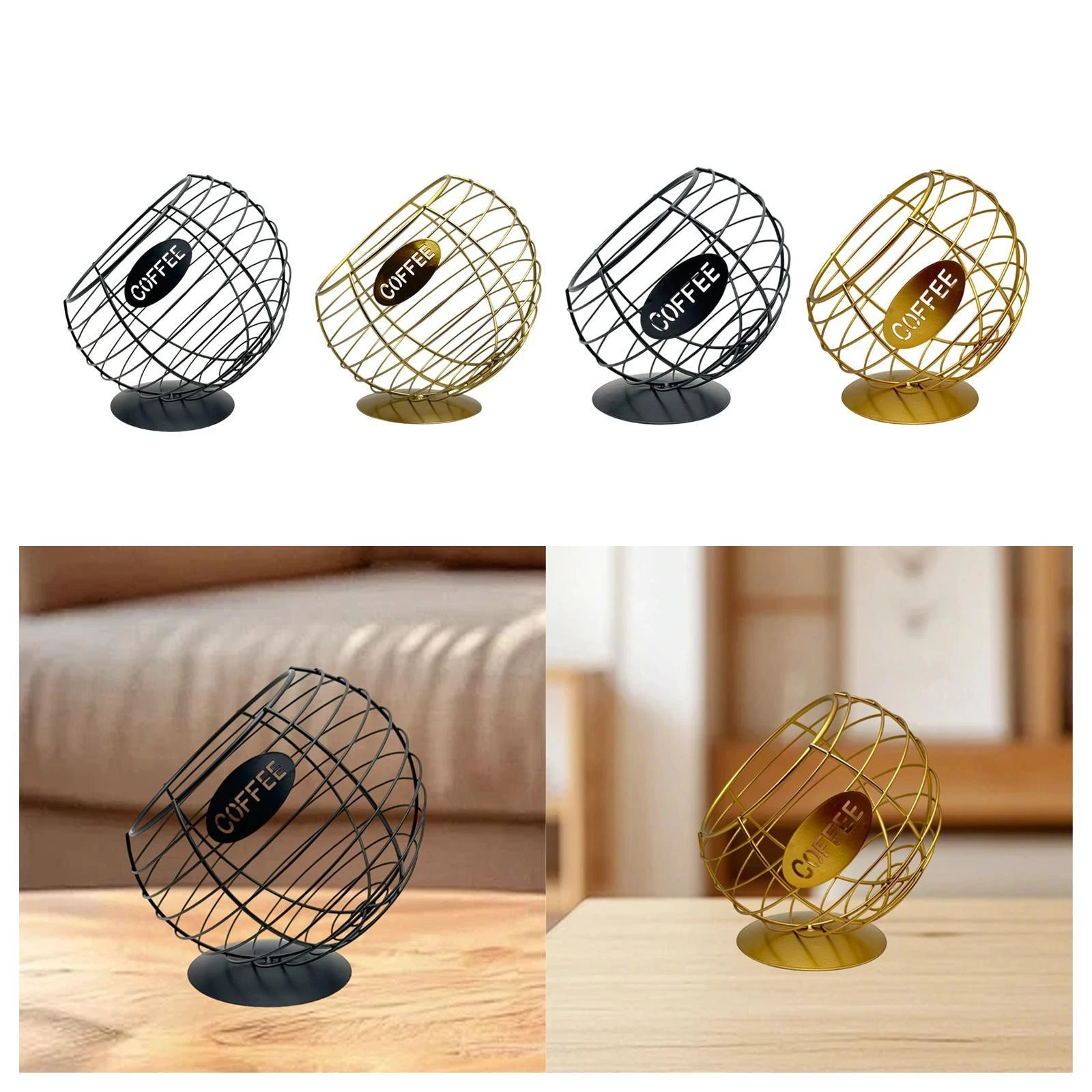Coffee Pod Holder Espresso Capsules Holder Organizer Cup