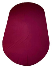 Oblong Red Jacquard Tablecloth Checked Contemporary Dining Kitchen Decor 59x102