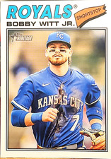 2026 Topps Heritage #160 - Bobby Witt Jr. - K...