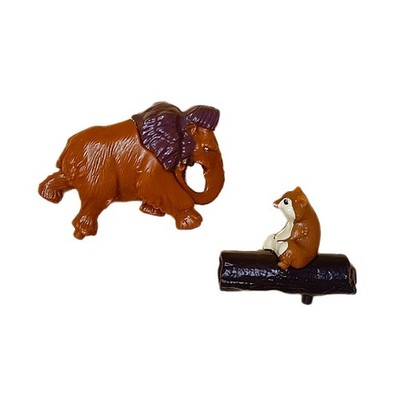 Mini Mammoth & Japanese Dwarf Flying Squirrel Bundle Cute Collectible Figures
