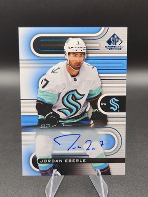 2022-23 Upper Deck SP Game Used - Jordan Eberle #51 Blue Autographs (AU)