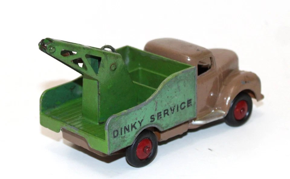 Dinky 25X Commer Wrecker Breakdown 卡车 棕色/绿色 1950 状况极佳 — 第 4/4 张图片