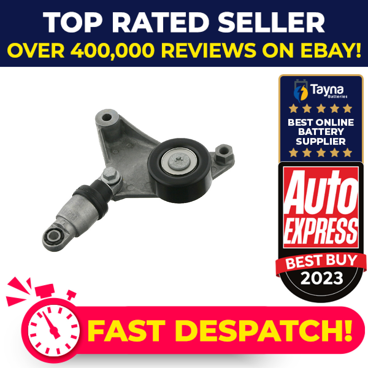 Aux Belt Tensioner fits TOYOTA RAV4 ACA2, ACA30 2.0 00 to 13 1AZ-FE Drive Febi