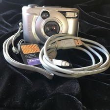 Toshiba PDR-M25 2MP Digital Camera 3x Opt Zoom  w/ USB Card  Memory Card *READ*