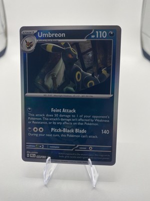 Pokémon TCG Umbreon 059/131 Prismatic Evolutions Rare Holo Poke Ball HP 110
