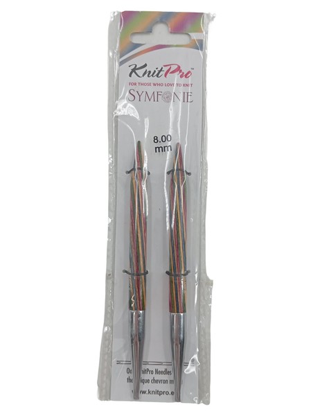 KnitPro Stricknadel Stricknadelspitzen 8,00 Mm Holz Nadelspitzen Symfonie-image