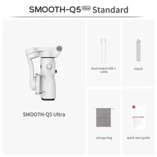 Zhiyun Smooth Q5 Ultra 3-Axis Gimbal Stabilizer Smartphone iPhone Selfie Stick