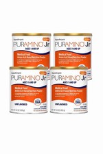 4 Cans PurAmino Jr Unflavored 14.1oz Exp 10/2026 FREE SHIPPING