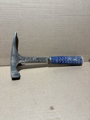 Estwing 24 oz. Bricklayer Mason s Smooth Face Hammer Blue Shock Reduction Grip