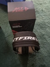 ActFire Slim Shooter Ear Muffs Green Noise Reduction, Ultimate Combat Design