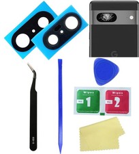 2 Packs Eaglewireless Rear Camera Glass Lens Replacement Parts for Pixel 7