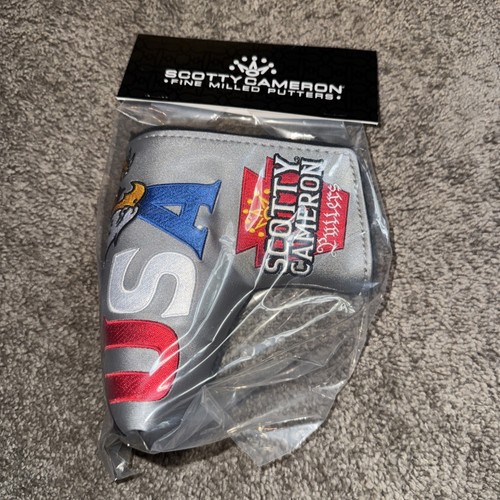 Housse De Putter Scotty Cameron Patchwork Mid-maillet – Super Rare – Comme Neuf – Provenance Japon