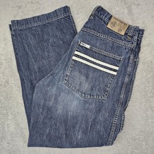 Rocawear Y2K Baggy Jeans Mens 36x34 Actual 34x32 Vintage 100 Cotton Wide Leg
