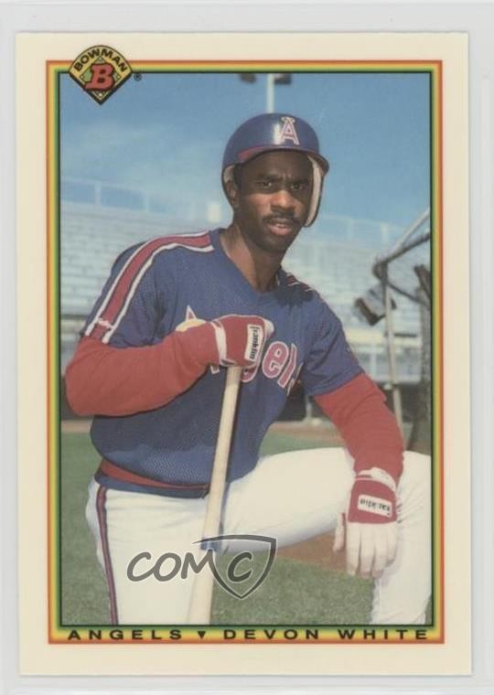 1990 Bowman Factory Set Collector's Edition (Tiffany) Devon White #292 0a2