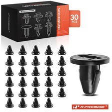A-premium 30pcs 13mm Nylon Bumper Cover Grommet Retainer Clips For Mitsubishi A-premium 30pcs 13mm Nylon Bumper Cover Grommet Retainer Clips For Mitsubishi