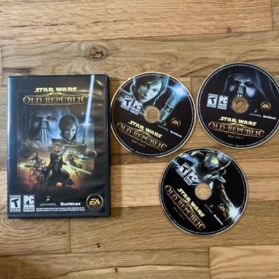 Star Wars: The Old Republic (PC, 2011) No manual untested 3 discs